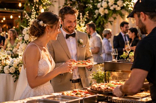 Hochzeiten – Live-Cooking-Atmosphäre