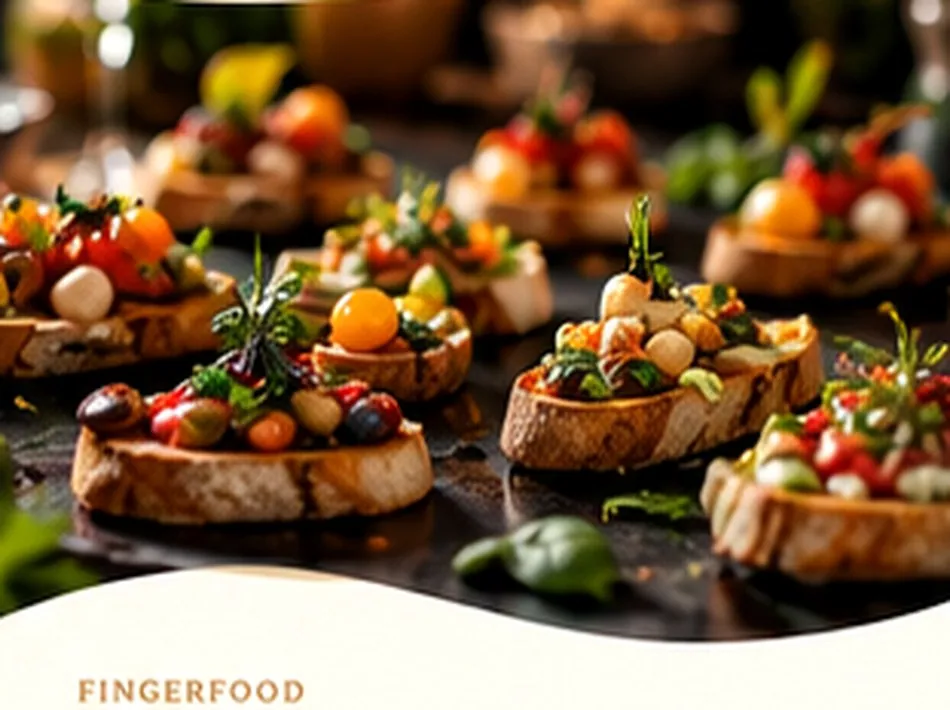 Fingerfood – Serviervorschlag
